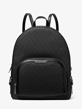 MICHAEL Michael Kors Jaycee Large Logo Backpack - Black